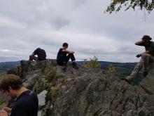 A už jsme na PP Šemnická skála v CHKO Slavkovský les