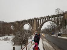 A tojsme již u Stránovského viaduktu na cestě zpátky.