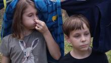 Soutěžní fotka: Potápění se a sledování mořského života (Tonda v roli ryby)