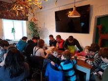 Letos jsme se ohřáli v restauraci v Nebušicích.