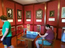 V horním patře pak byla expozice o historii Rožmitálu