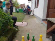 A následovala tradiční soutěž v kuželkách