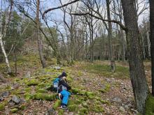 Výstup úbočím Strážného vrchu Miu zmáhal