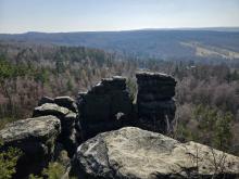 Severní část Rájeckýc skal byla volně přístupná