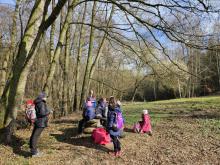 Na Srnčí louce jsme se zastavili kvůli další hře.