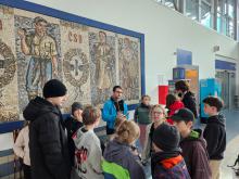 A to je poslední fotografie již z cesty domů, Lembas vyhodnocuje výlet na nádraží v Ústí nad Labem