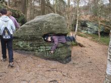 Tento kámen nemohl Kristiána vydržet a pokoušel se ho spolknout.