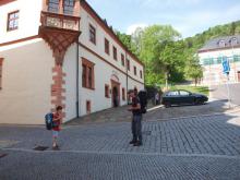 První naší zastávkou v Jáchymově bylo muzeum zaměřené zejména na těžbu.